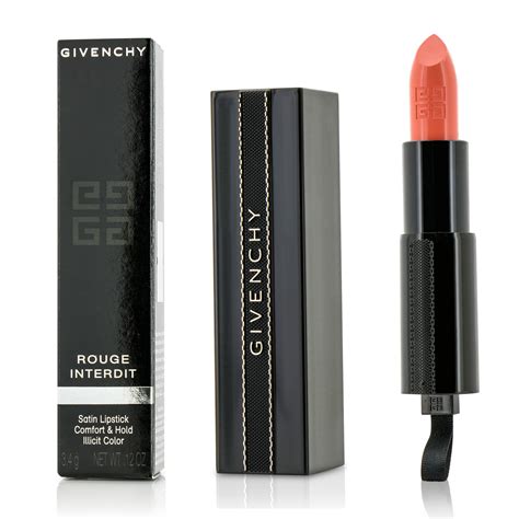 flash coral givenchy|Givenchy Flash Coral (17) Rouge Interdit Satin Lipstick.